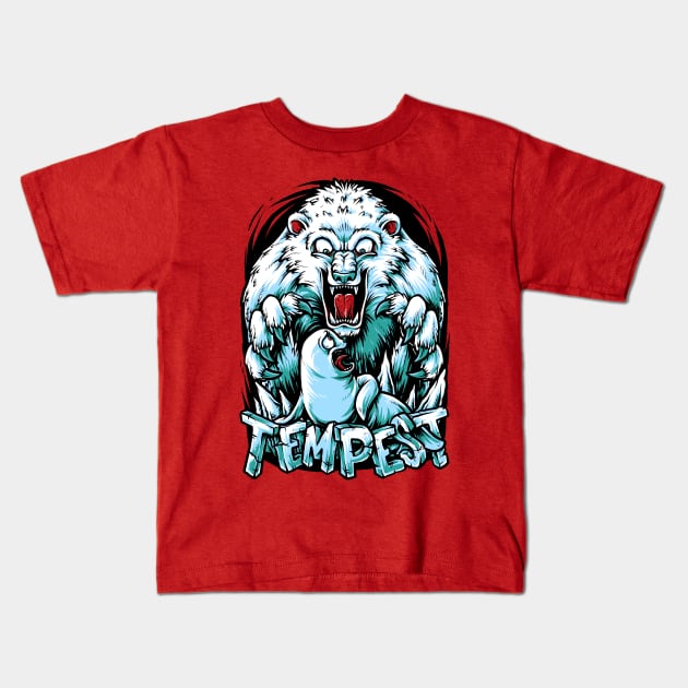 Killer Bear Kids T-Shirt by domitmpst